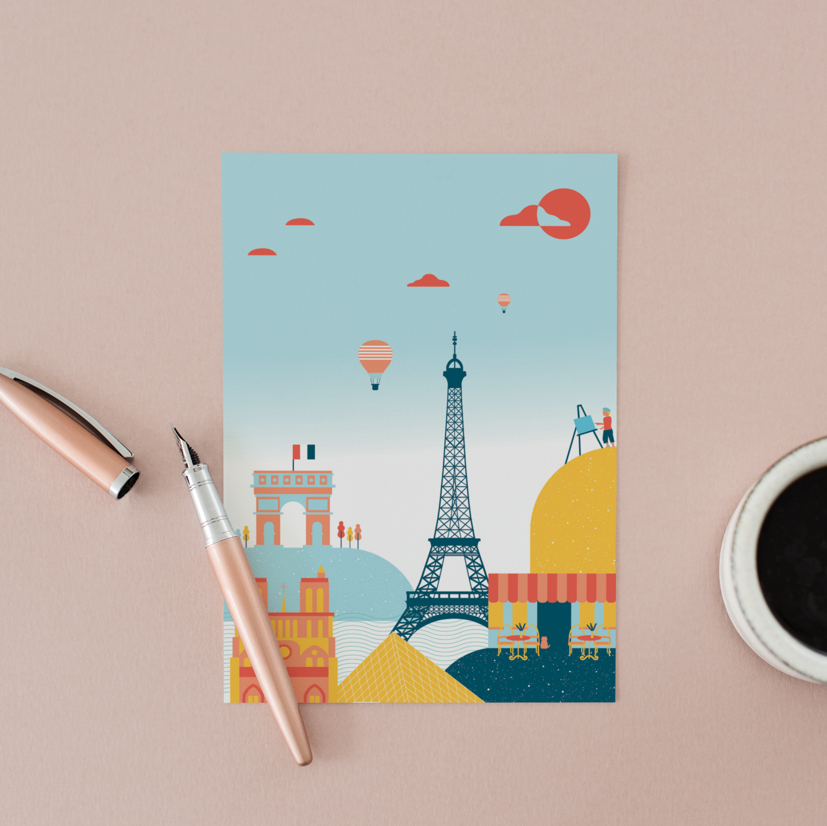 Paris Postcards (Set of 10)